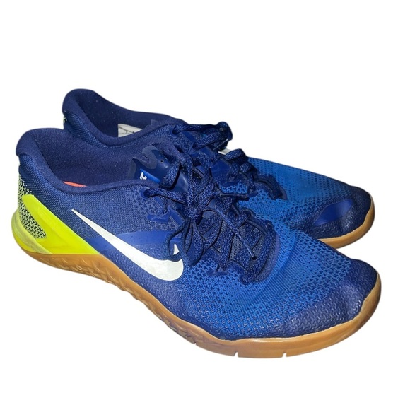 Nike Other - Nike Metcon 4 Men’s Size 9 Blue/Green Cross Training Gym Sneakers AH7453-701